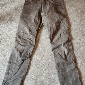 Brown Cargo Pants with Durable Fabric and Full Length